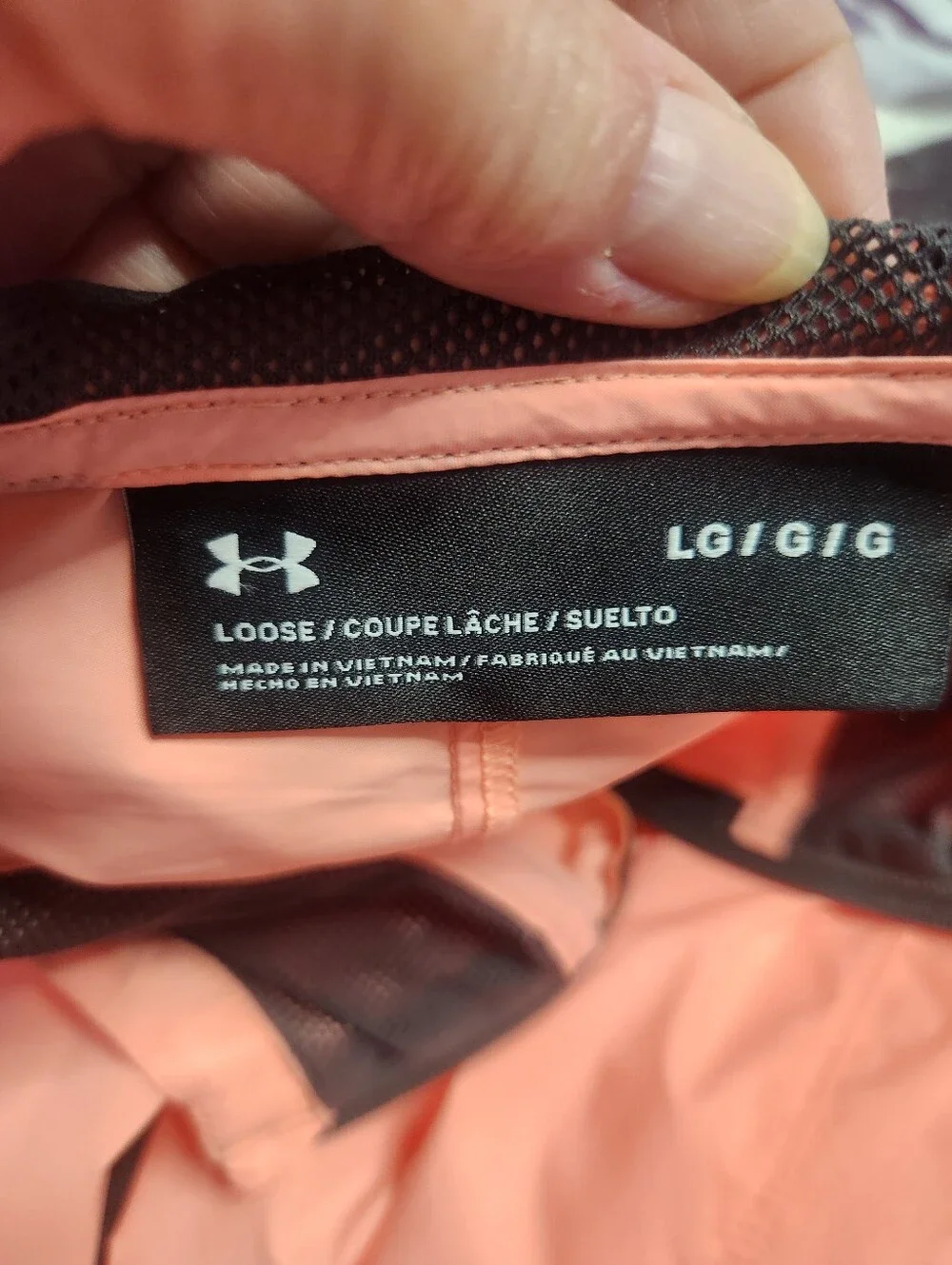 Nwot Under Armour Rain/ Windbraker Jacket Size Large